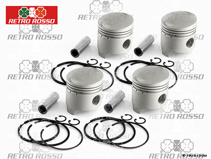 Jeu (4) pistons 1300cc 78,00mm (1,00) Lancia Fulvia