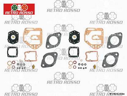 Kit réparation carburateur Solex 40 ADDHE (2 carb.)