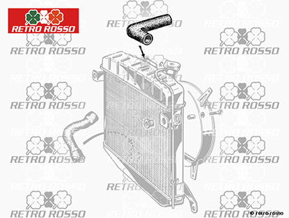 Durite supérieure Giulia Ti (radiateur - thermostat)