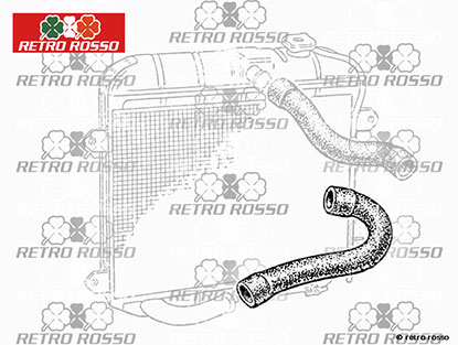 Durite inférieure Alfa 1900 (pompe à eau-radiateur)