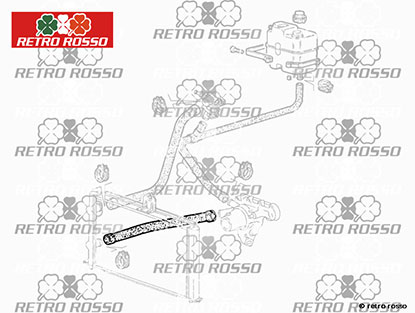 Durite inférieure IE 90 - 93 (radiateur - pompe à eau)