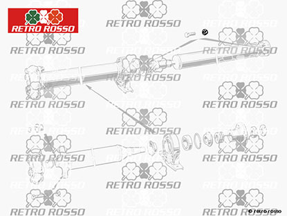 Écrou autoserreur p. arbre transmission 105 / 115 (9mm)