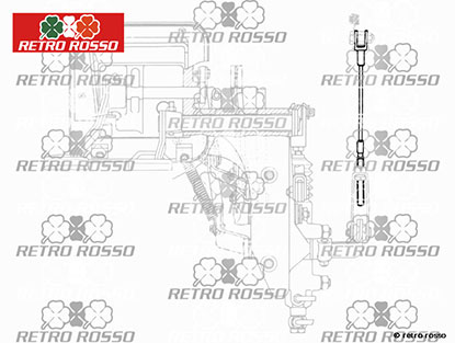 Câble embrayage (mech.) 1300-1750 105 1. S.