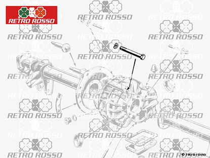 Vis + rondelle pour carter différentiel 105 / 115