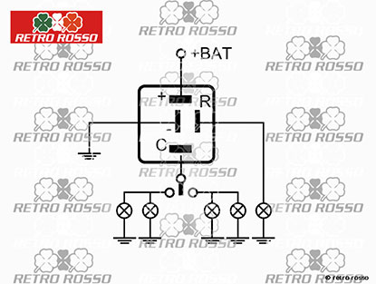 Relais clignotant  Spider 84-1993 / Alfetta /75 / 90 / 164