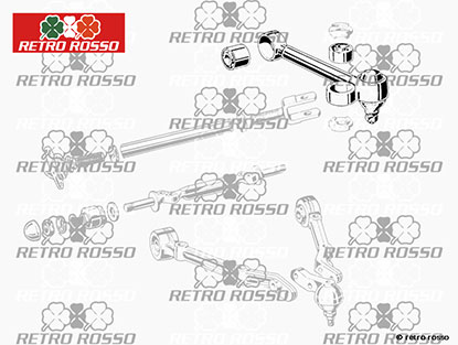 Bras de suspension supérieur droite 105