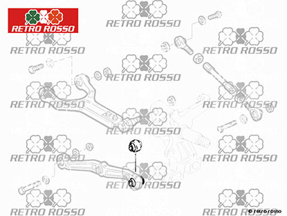 Silent-bloc balancier arrière cote roue Spider / GTV / 166