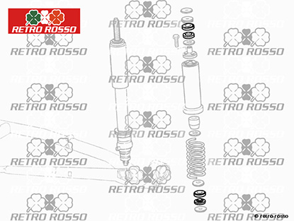 Jeu silentblocs amortisseur Alfa ES30 SZ / RZ SuperPro