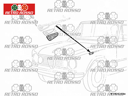 Cabochon clignotant latéral droit Giulia Ti 1. série