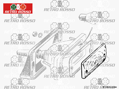 Cabochon feu de recul GT Junior / Ferrari