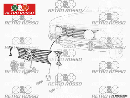 Calandre GTV 2000 Bertone (3 pcs.)