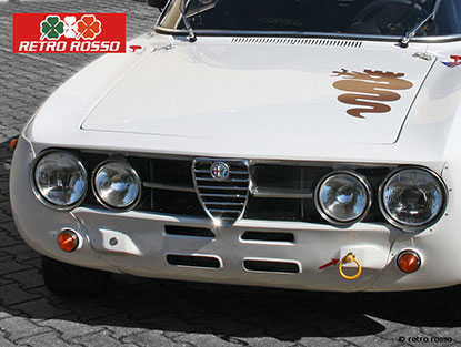 Calandre Bertone 1750 GTV gauche