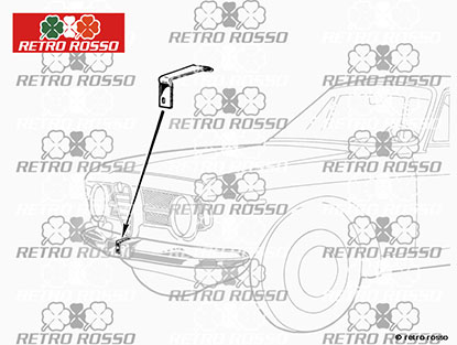 Raccord pare-chocs avant 1300 - 1750 GT Bertone