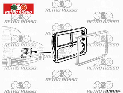 Support  plaque Bertone GT / GTV (plastique)