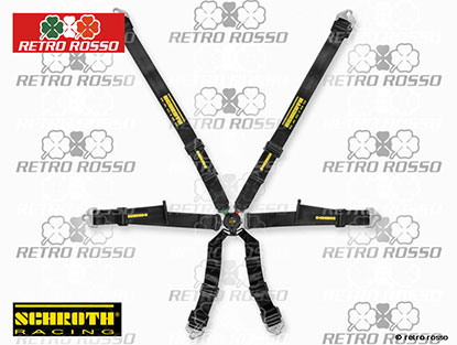 Schroth Profi 2x2 noir harnais 6 points racing FIA