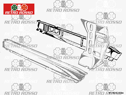 Bas de caisse centrale Spider 66 - 93 gauche