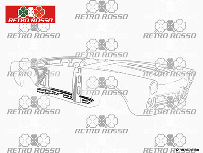 Bas de caisse interieur droite 2000 / 2600 Touring Spider