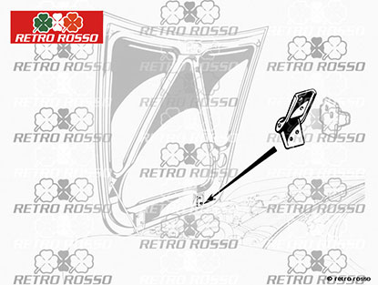 Charnière capot moteur 1300 - 2000 Spider