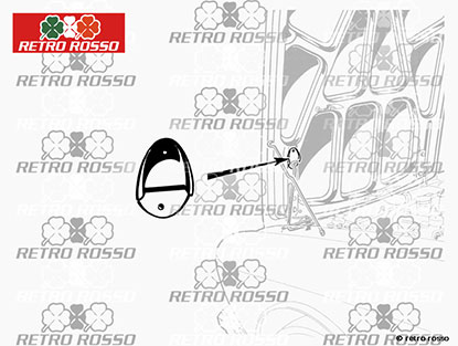 Equerre support capot GT Bertone 2. Serie