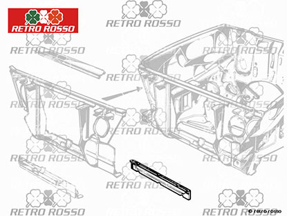 Traverse inf. radiateur arrière 105 2. série  68 - 93