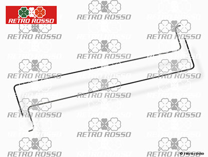 Jeu (2) tringles de maintien coffre Alfa Spider 1966 - 69