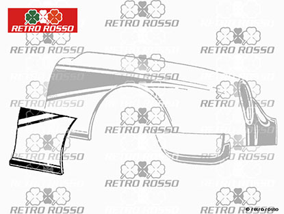 Tôle réparation aile arrière ant. gauche 750/101 Spider