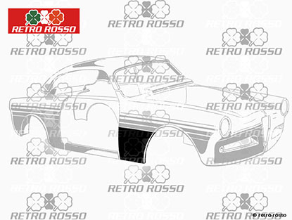 Tôle réparation aile avant droit Giulietta Sprint