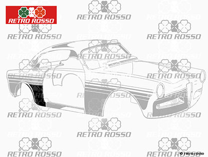 Tôle réparation aile arrière ant. droit Giulietta Sprint