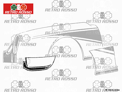 Tole coin aile postérieur droite Giulietta / Giulia Spider