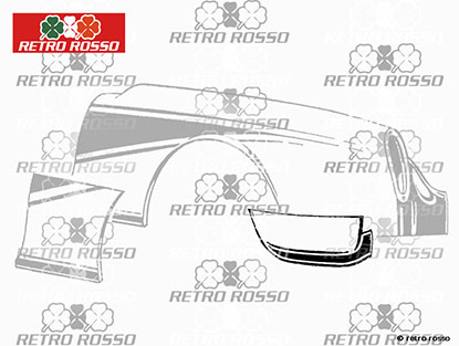Tole coin aile postérieur gauche Giulietta / Giulia Spider