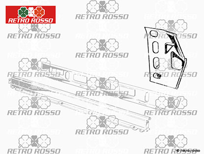 Tôle renfort montant avant GTV Bertone gauche