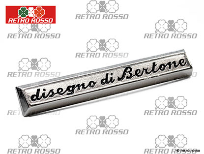 Lettrage Disegno di Bertone GT Bertone 1. série