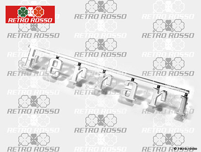 Lettrage Ferrari alumium 200mm