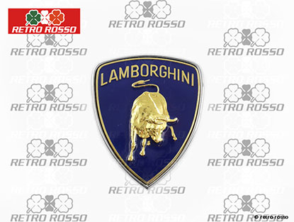 Emblème Lamborghini bleu 55 x 65 mm