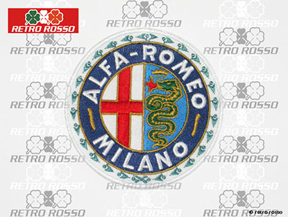 Insigne à coudre Alfa Romeo Milano (85mm)