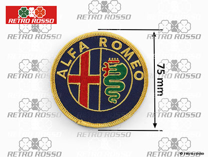 Insigne à coudre Alfa Romeo (75mm)