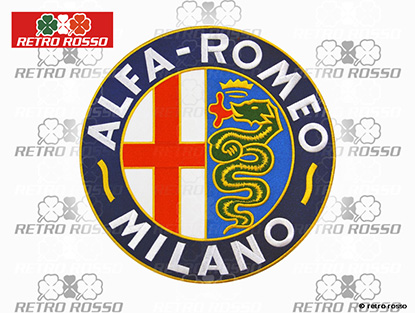 Insigne à coudre Alfa Romeo Milano (24,5cm)