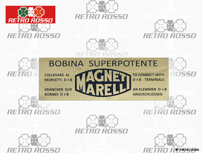 Autocollant or Magneti Marelli 