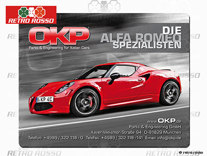 Tapis de souris Alfa Romeo 4C OKP