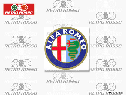 Autocollant Alfa Romeo rond (10cm)