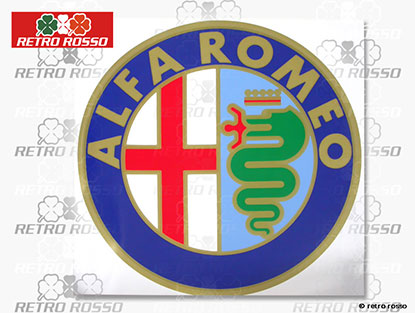 Autocollant Alfa Romeo rond (20cm)