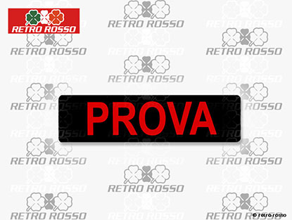 Autocollant Prova 225 x 60mm