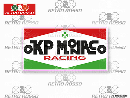 Autocollant OKP Monaco Racing (12 x 6 cm)