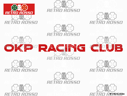 Autocollant OKP Racing Club rouge (30 cm)