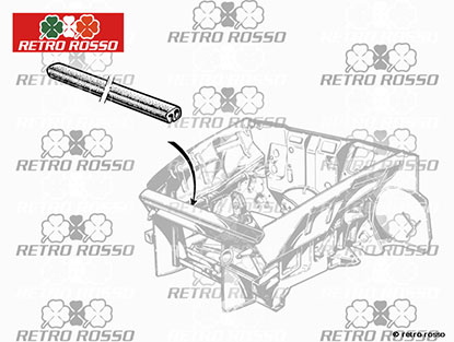 Joint moteur profil lateral radiateur Bertone GT / GTV