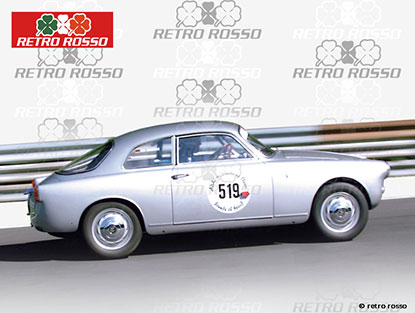 Enjoliveur 750 / 101 Giulietta Spider + Sprint  INOX