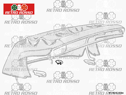 Fixation arrière centrale capote 2000 / 2600 Touring Spider