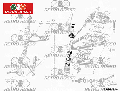 Rotule inferieure et arrière 750 / 101 Giulietta