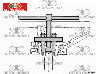 Outil spécial arrache-pignon pour volants version originale