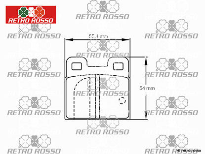 Plaquettes de frein arrière Pagid Racing 105 / 115  RSH42